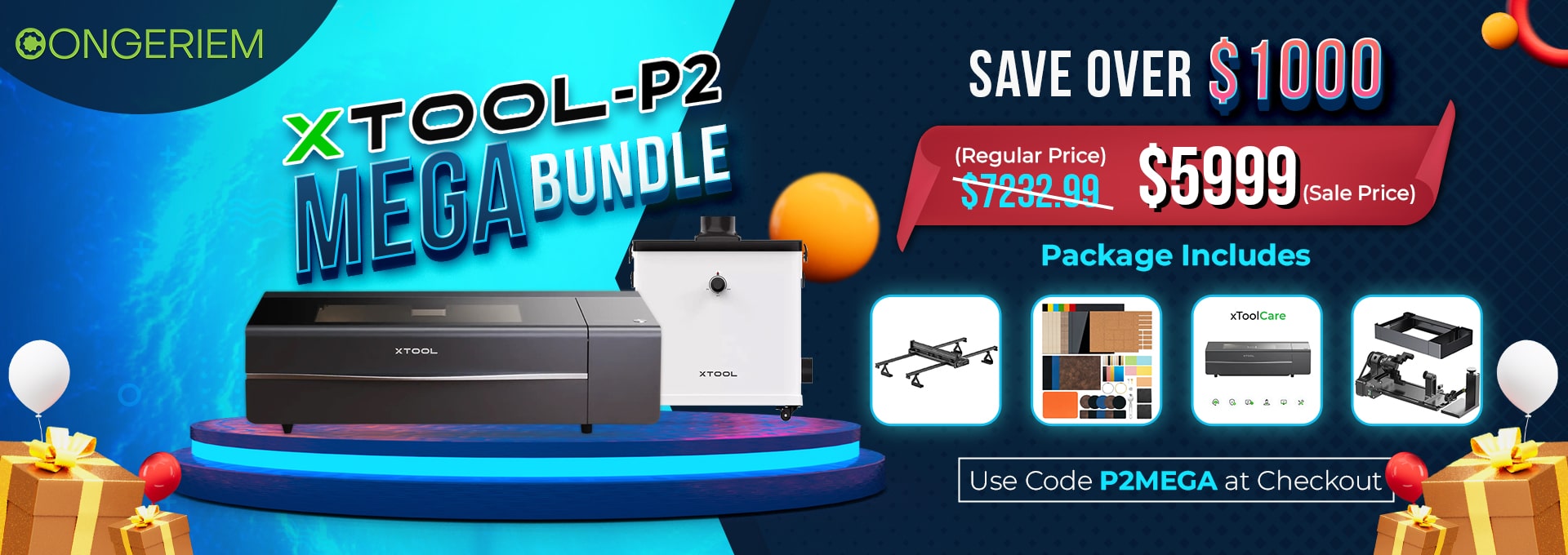 xTool P2 Mega Bundle | SALE $5999