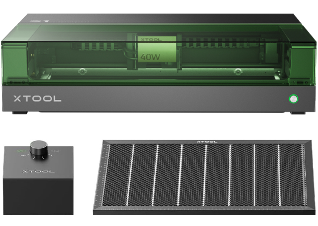 xTool S1 40W with Air Assist and Honeycomb