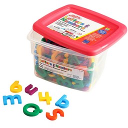 AlphaMagnets® & MathMagnets®—Multicolored (214 pieces)