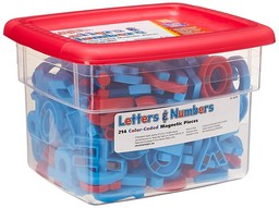 AlphaMagnets® & MathMagnets®—Color-Coded (214 pieces)