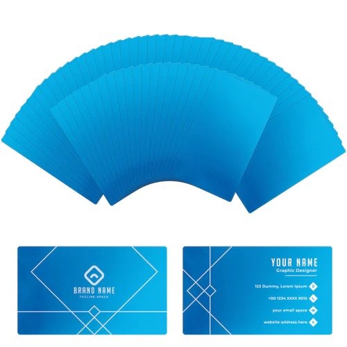 Metal Business Cards-Blue (60 pcs)-Xtool