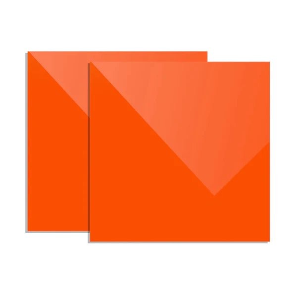 3mm Orange Acrylic Sheet（Opaque,Glossy)