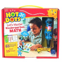 Hot Dots® Jr. Let’s Master Kindergarten Math Set with Ace Pen