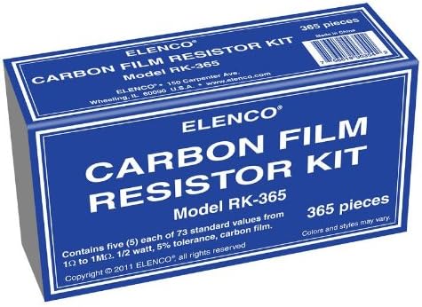 Elenco Carbon Film Resistor Kit