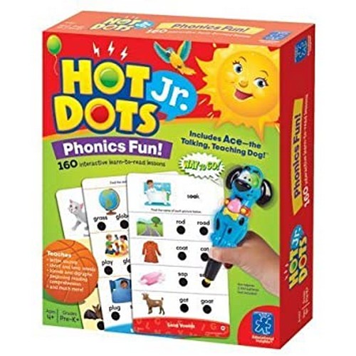 Hot Dots Jr. Phonics Fun! Set with Ace Pen