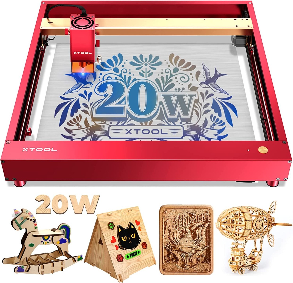 xTool D1 Pro Red-20W