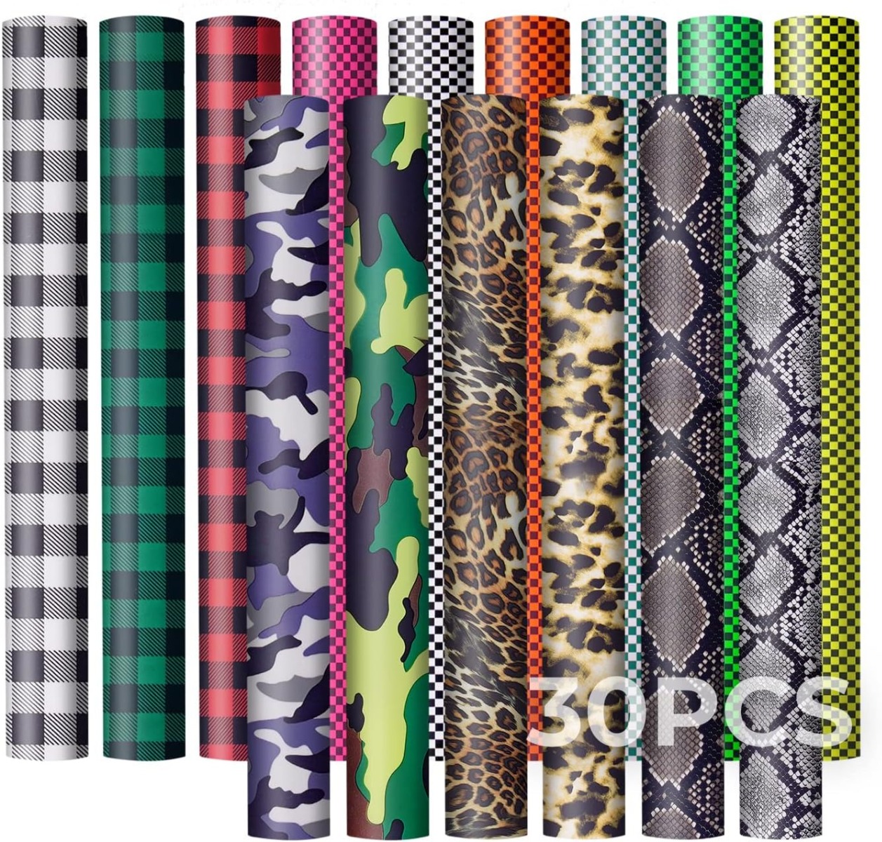 Patterned Heat Transfer Vinyl (30pcs)