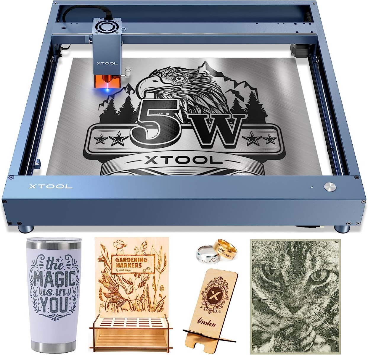 xTool D1 Pro 5W: Higher Accuracy Diode DIY Laser Engraving & Cutting Machine