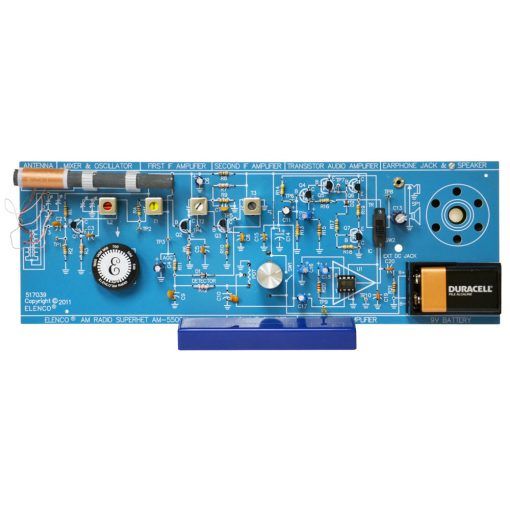Elenco AM/FM Radio Kit (Combo IC & Transistor)
