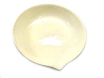 Eisco Labs Evaporating Basin - Porcelain - Flat Form with Spout - 200ml