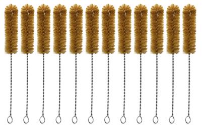 12PK Bristle Cleaning Brushes with Fan-Shaped Ends, 9.25