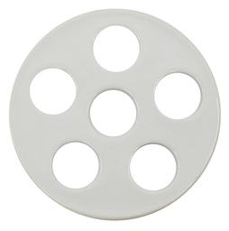 Desiccator Plate with Holes, Porcelain, 15cm (5.5