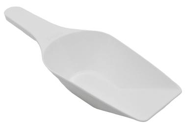 Scoop, 250ml (8.5oz) - Polypropylene Plastic - Flat Bottom - Excellent for Measuring & Weighing - Autoclavable - Eisco Labs