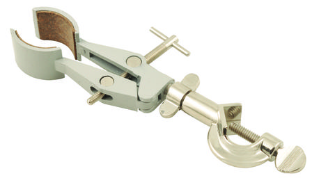 Eisco Labs Universal Clamp, Cork Lined Prongs -Holds Objects up to 2.3