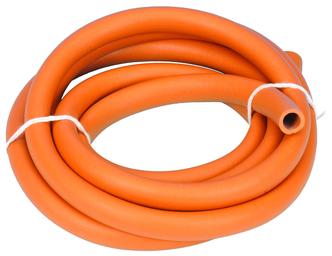 Tubing Rubber - Orange, Soft quality, 4mm