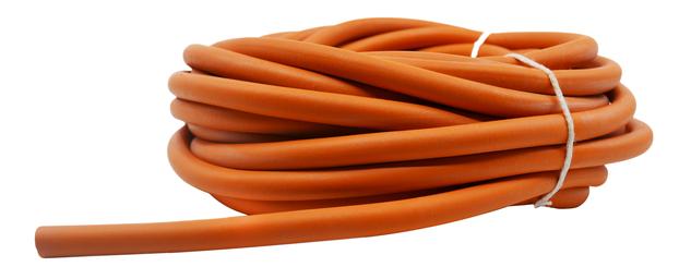 Rubber Tubing, 10m, Orange - Soft - Acid & Alkali Resistant - 7mm Bore - 1.5mm Thickness - Eisco Labs