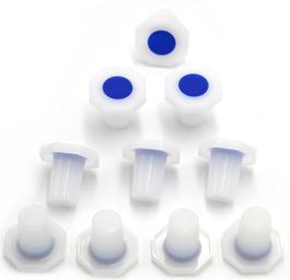 10PK Stoppers, 19/26 - Polypropylene - Chemical Resistant - Eisco Labs