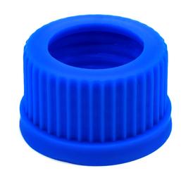 Threaded Screw Cap, Open - Joint Size 24/29 - Plastic, Blue Color - Spare / Additional Part - Eisco Labs