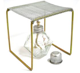 Eisco Labs Alcohol Burner with Burner Stand (Approx. 5
