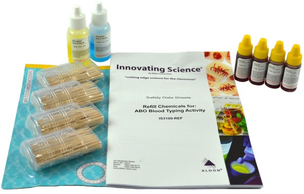 Innovating Science® - Simulated ABO Blood Typing Kit- Refill