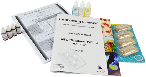 Innovating Science® - Simulated ABO/Rh Blood Typing Kit