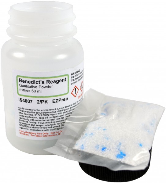 Innovating Science® - Benedicts Reagent EZ-Prep 2 pack to make 2 x 50mL Qualitative Solution