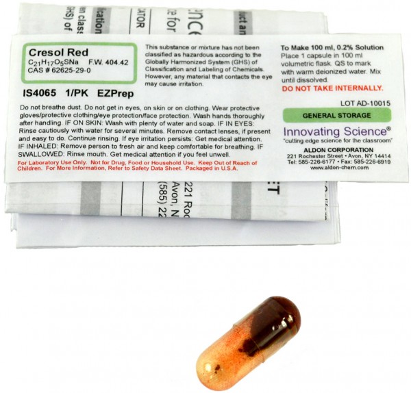 Innovating Science® - Cresol Red Ez-Prep Makes 100mL  0.2% solution