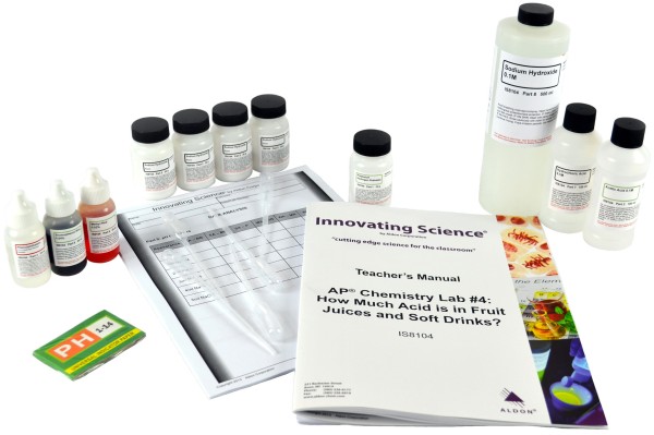 Innovating Science® - APï®® Chemistry Lab #4: Acid in Fruit Juices and Soft Drinks
