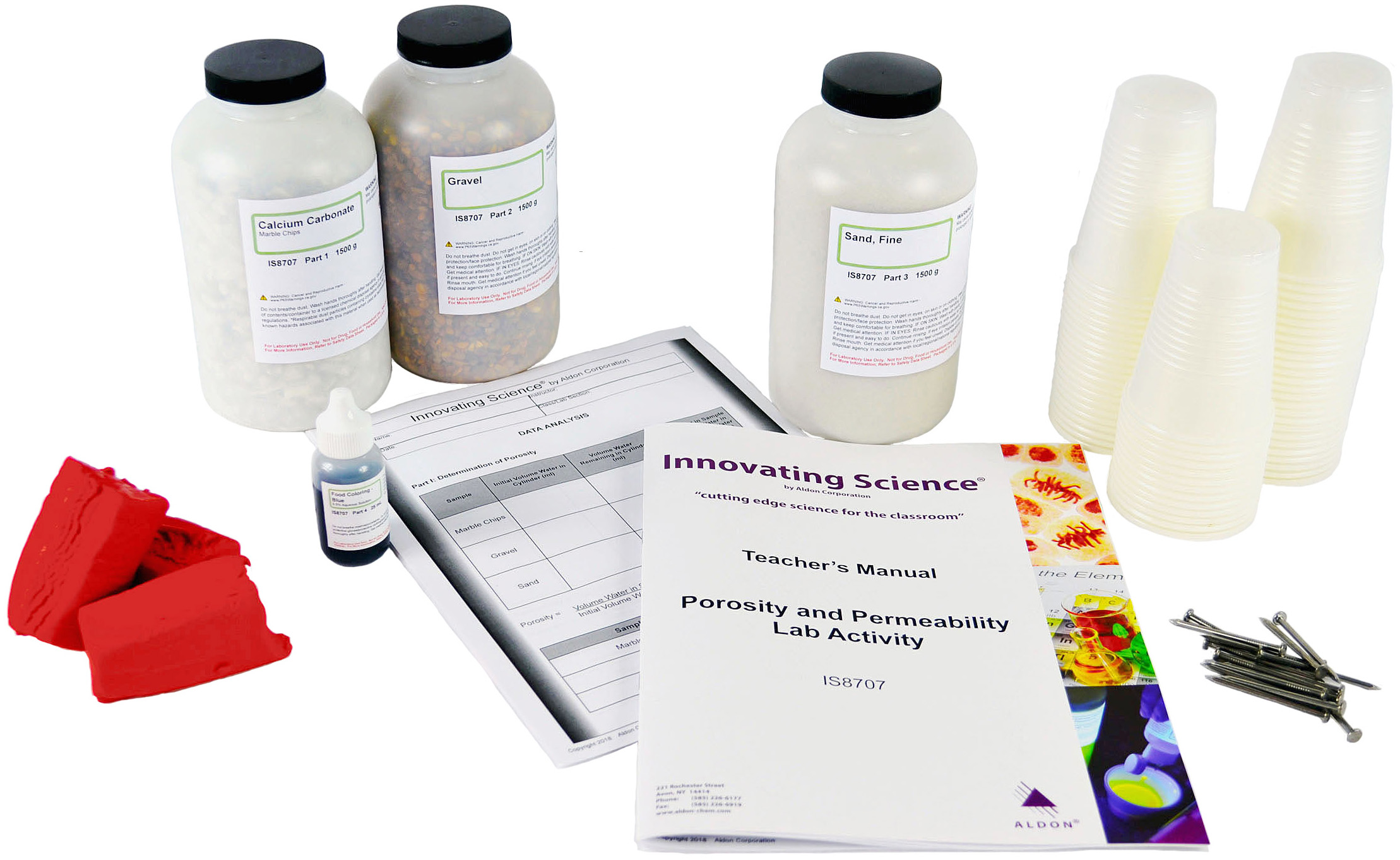 Innovating Science® - Porosity and Permeability Lab Activity