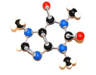 Caffeine Molecule Model