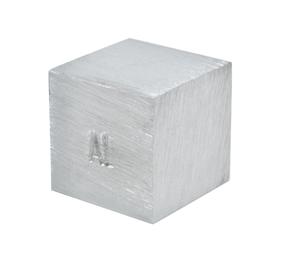 Density Cube, Aluminum (Al) with Element Stamp - 0.8 Inch (20mm) Sides - For Density Investigation, Specific Gravity & Specific Heat Activities - Eisco Labs
