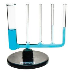 Eisco Labs Glass Equilibrium Tubes with Plastic Base