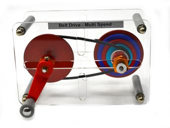 Eisco Labs - Mechanical Demonstration Model -Multispeed Drive belt system