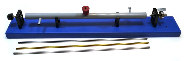 Economy Linear Expansion Apparatus, Includes Aluminum, Brass and Iron Rods - Ideal for Experiments in Expansion - Eisco Labs
