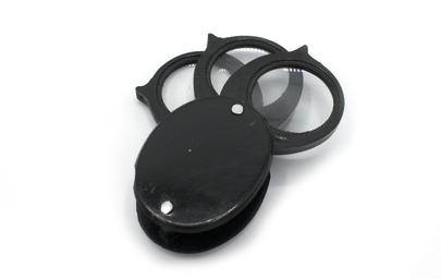 Triple Folding Magnifier - 10x Magnification - 25mm Lens - Eisco Labs