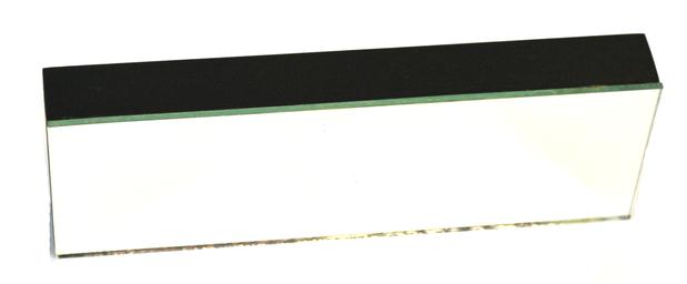 Mounted Plane Mirror, Glass - 6x2x0.75