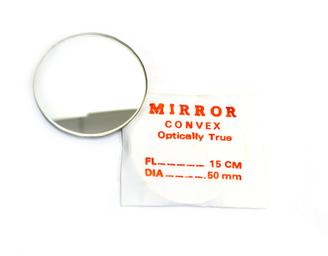 Eisco Labs Convex Mirror - Glass, dia 50mm, Focal length 150mm