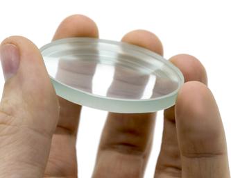 Round Double Concave High Optical Purity Glass Lens - 2