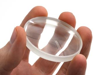 Round Double Concave Optical Glass Lens - 2