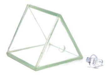 Hollow Glass Prism & Stopper, 2x2