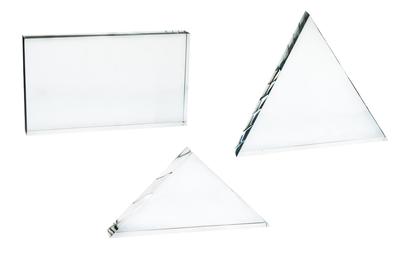 Set 3 Large Acrylic Blocks for Light and Prism Demonstrations - Rectangle (7.5