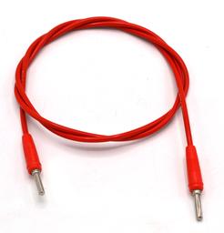 Red Double sided 4mm Connecting lead 1000mm (39.37