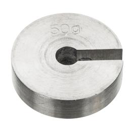 Slotted Mass Spare-- Stainless Steel, 50g - Eisco Labs