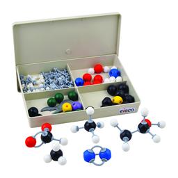 Organic Chemistry Molecular Model Set, 114 Pieces - 50 Atoms & 64 Links - Includes 4 Compartment Storage Box - Eisco Labs