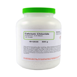 Calcium Chloride Anhydrous L/G (4-20 Mesh), 500G
