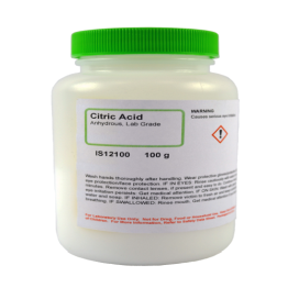 Citric Acid Anhydrous L/G 100G