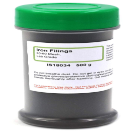 Iron Filings (50-60 Mesh) L/G 500G