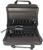 Elenco Heavy-Duty Black Canvas Zipper Case