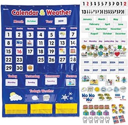 Calendar & Weather Pocket Chart
