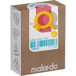 Makedo MINI-TOOL - 4.2x3.0x1.1in Box 12pc MINI-TOOL